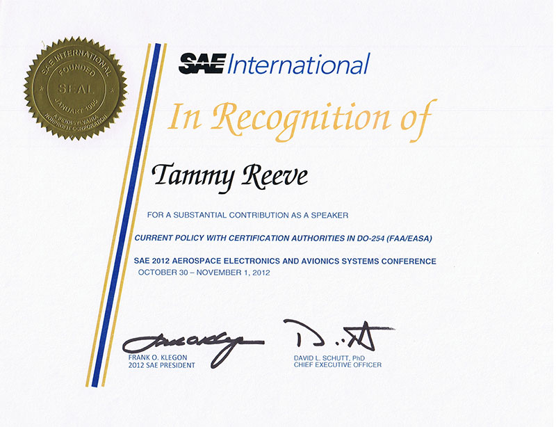 SAE International Award